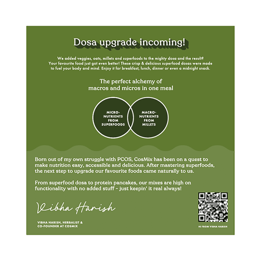 Cosmix Superfood Dosa Mix  Green Goodness - Image 6