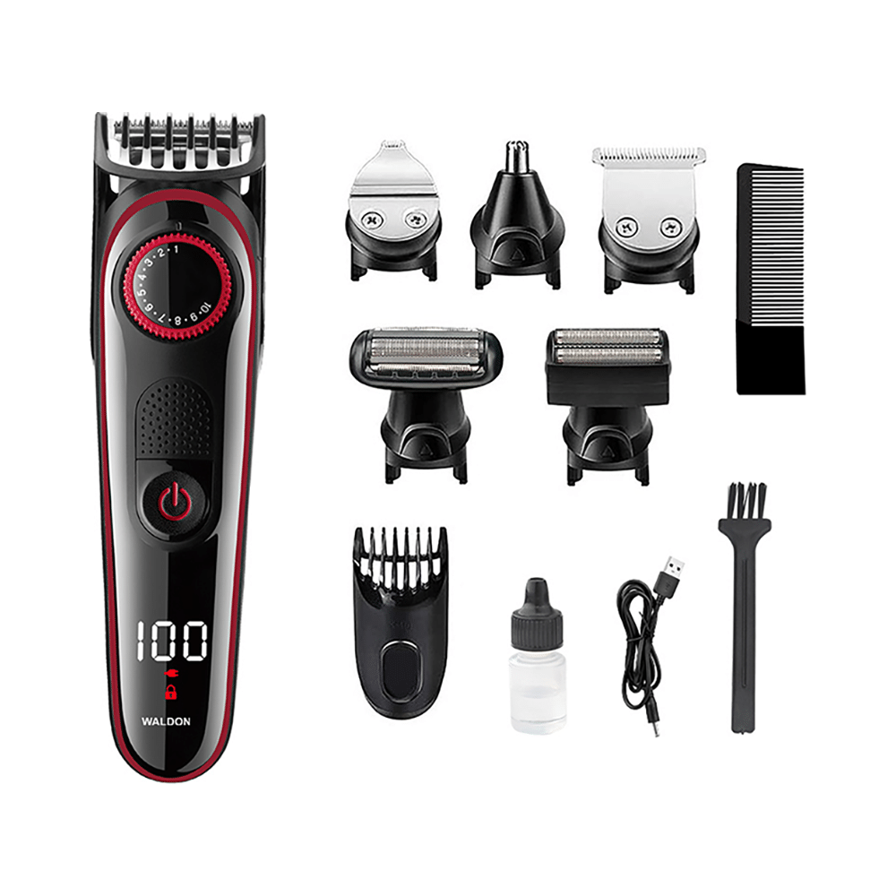 Waldon WGK-2003 5 in 1 Multi Grooming Kit Trimmer Black