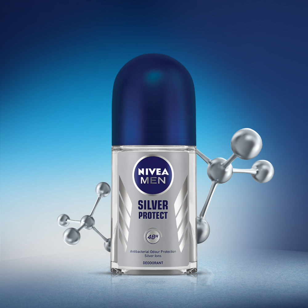 Nivea Men Silver Protect Deodorant Roll On - Image 1