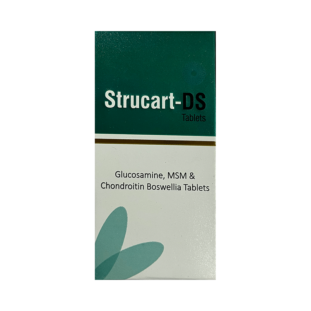 Strucart-DS Tablet with Glucosamine, MSM & Chondroitin Boswellia - Image 1