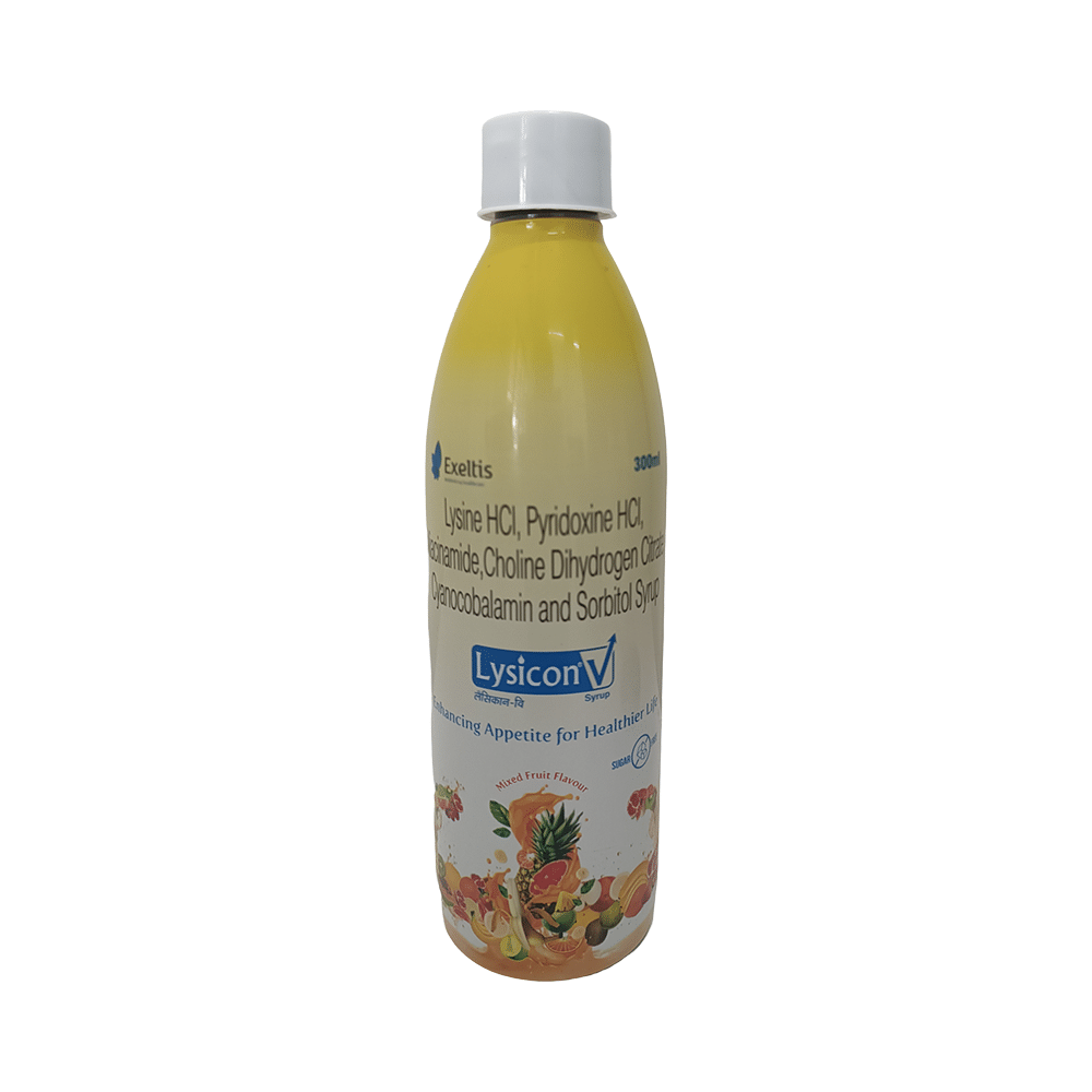 Lysicon V Syrup Mixed Fruit Sugar Free - Image 1