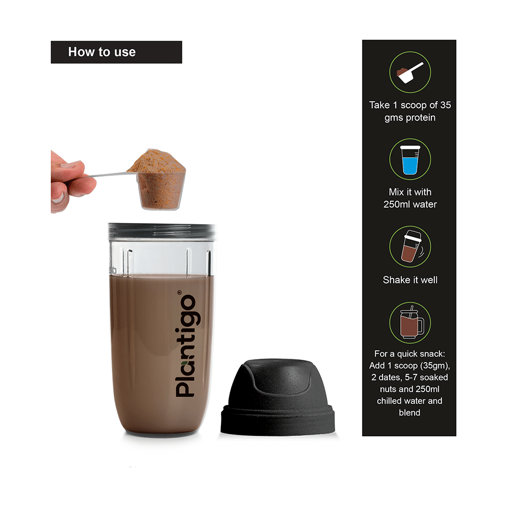 Plantigo Plant Based Protein Powder Milk Chocolate - Image 7