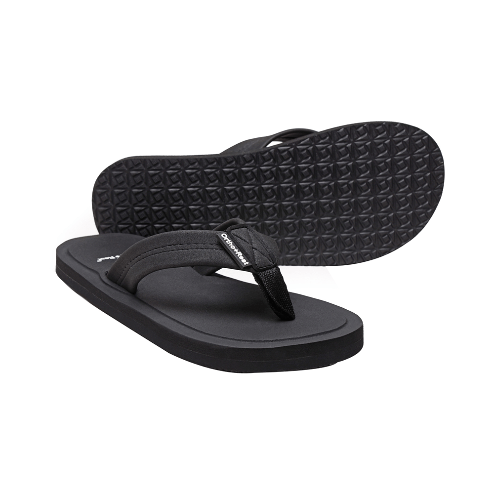 Ortho + Rest M557 Soft and Comfortable Flip Flop for Men Black 6 - Image 6