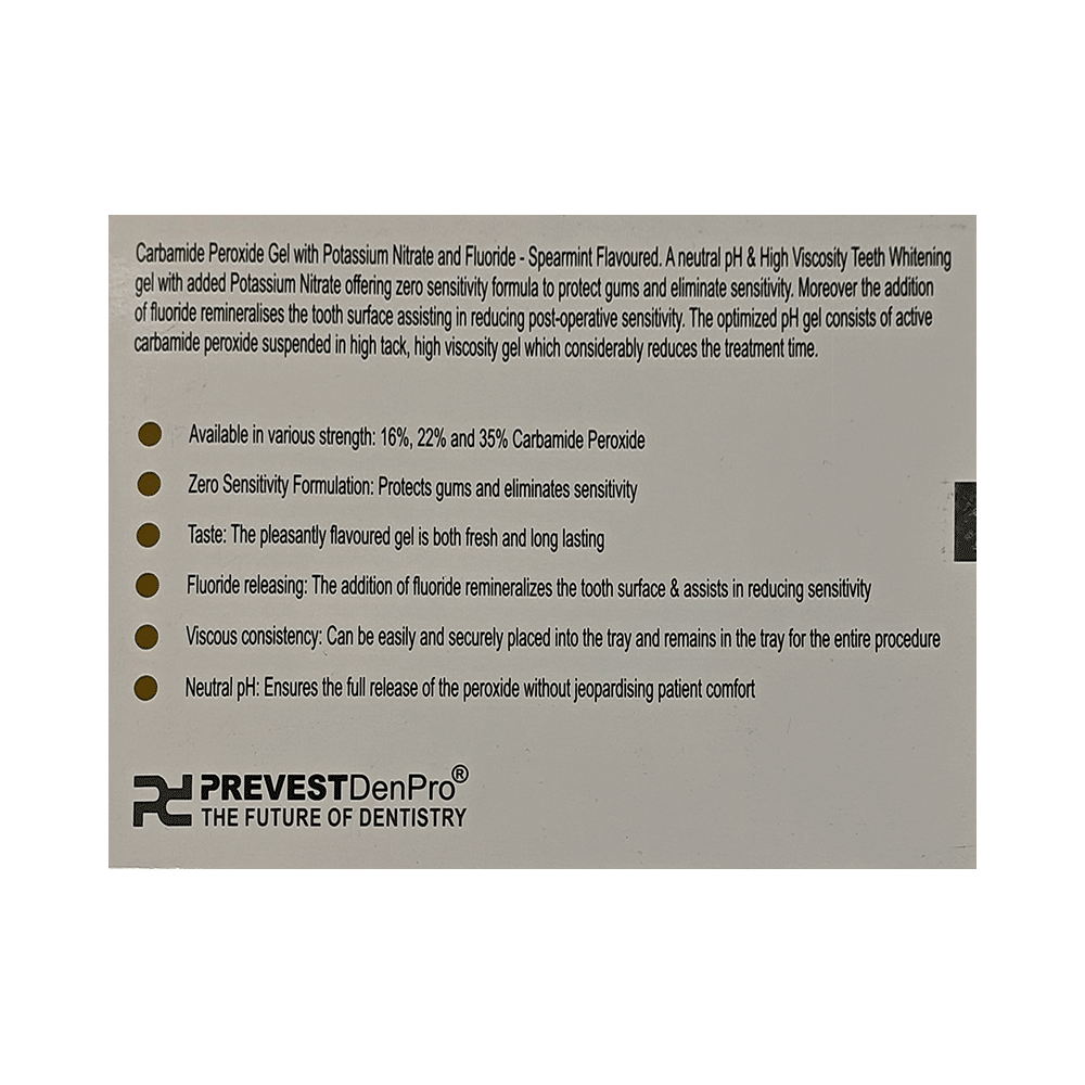 Prevest DenPro 24 Carat 35% Advanced Zero Sensitivity Tooth Whitening System (1.5ml) - Image 2