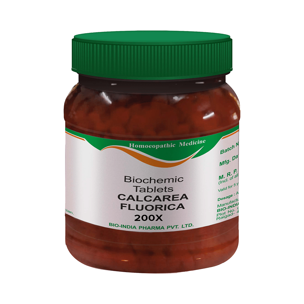 Bio India Calcarea Fluorica Biochemic Tablet 200X - Image 1