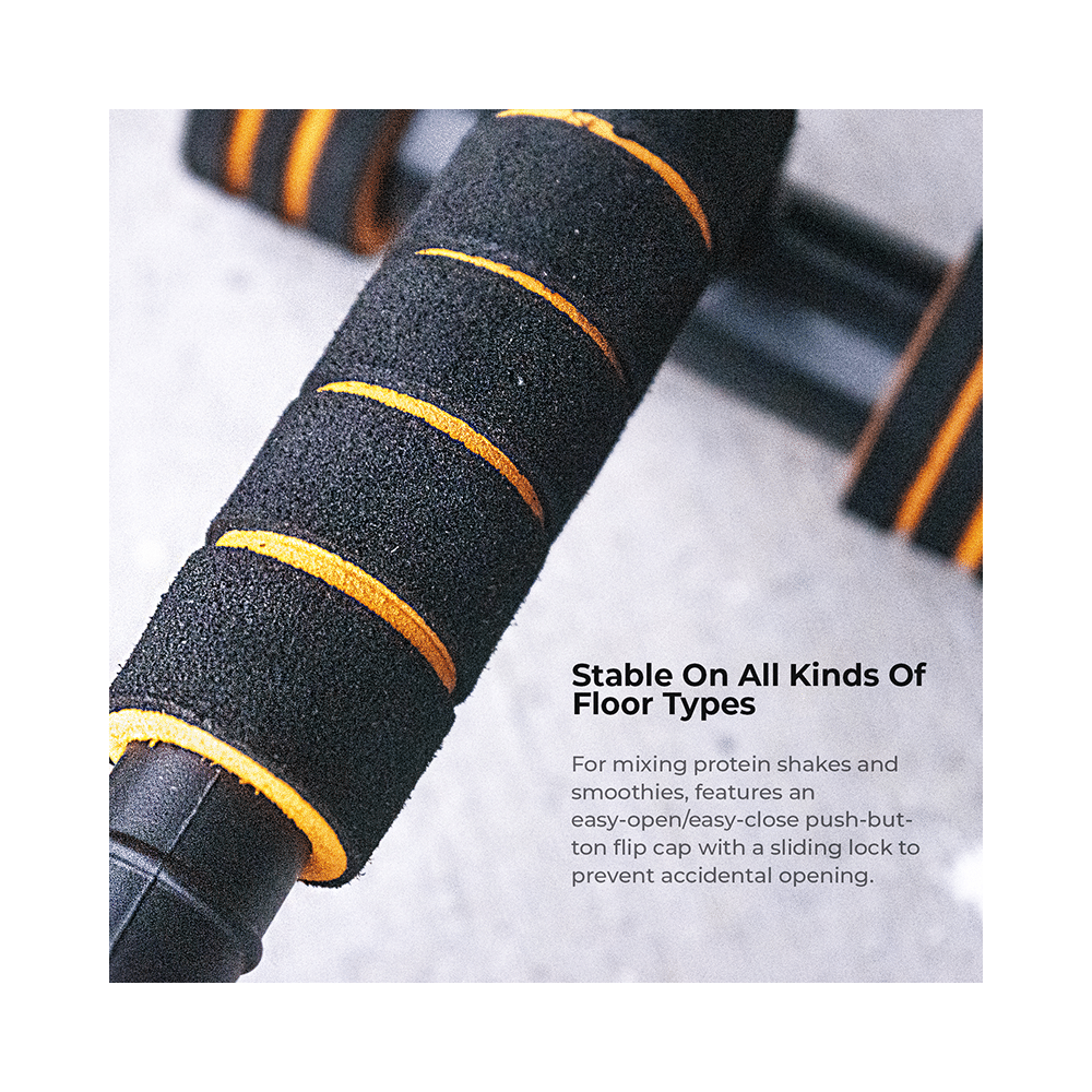 Boldfit Push Up Bar Orange - Image 5