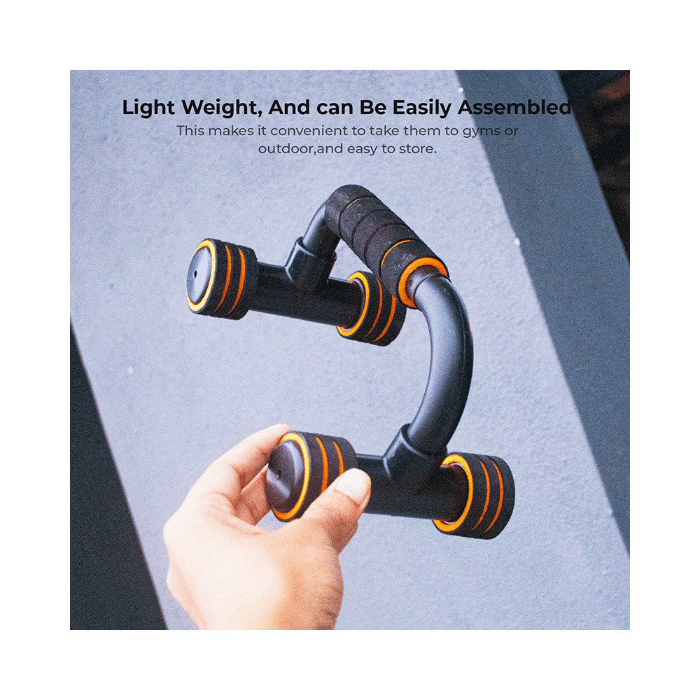 Boldfit Push Up Bar Orange - Image 6