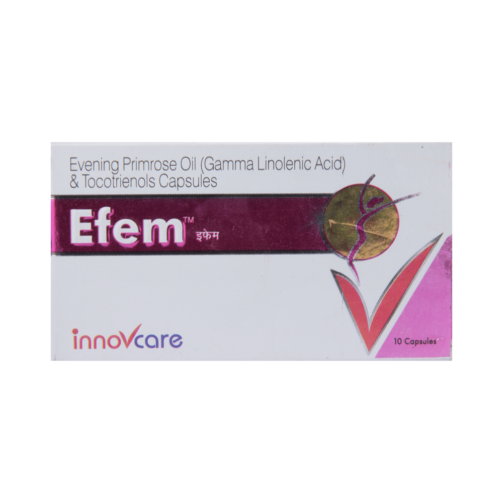 Efem Soft Gelatin Capsule with  Evening Primrose Oil & Tocotrienols - Image 2