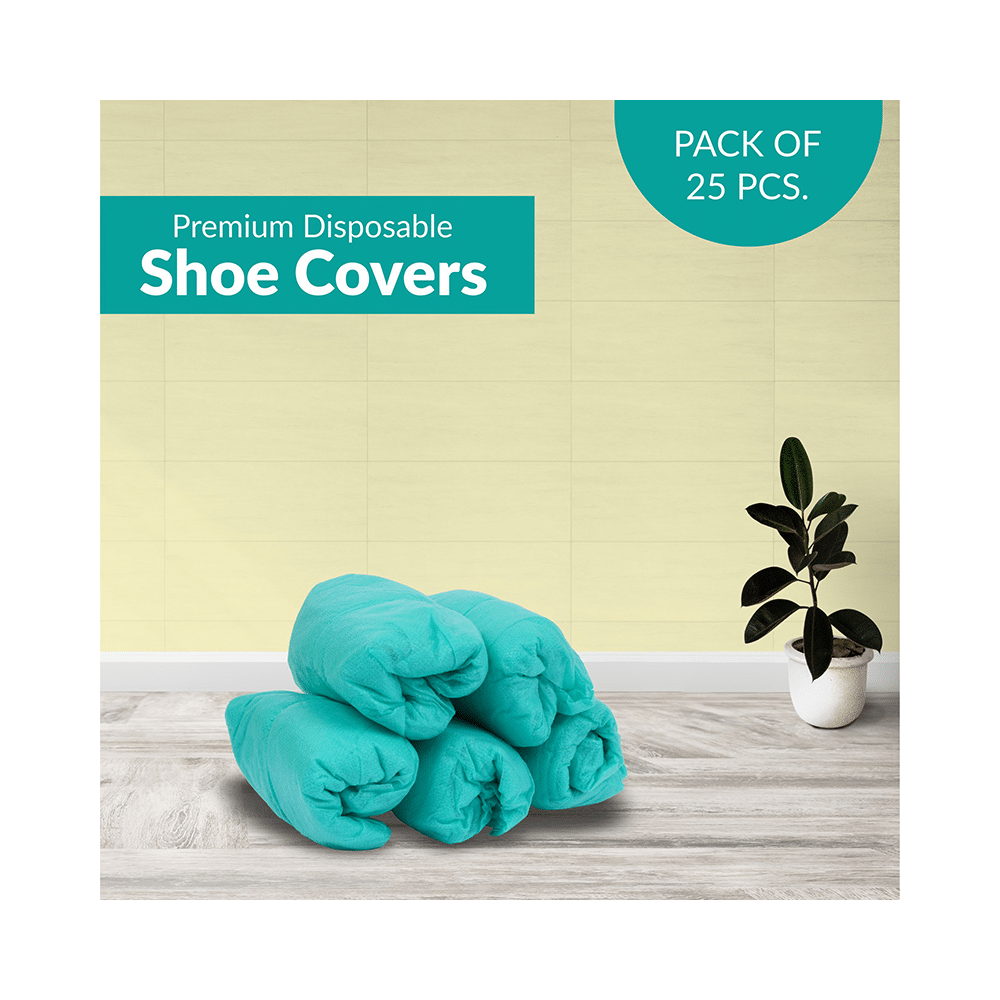 NMPL Hygiene Care Premium Disposable Shoe Cover Green - Image 3