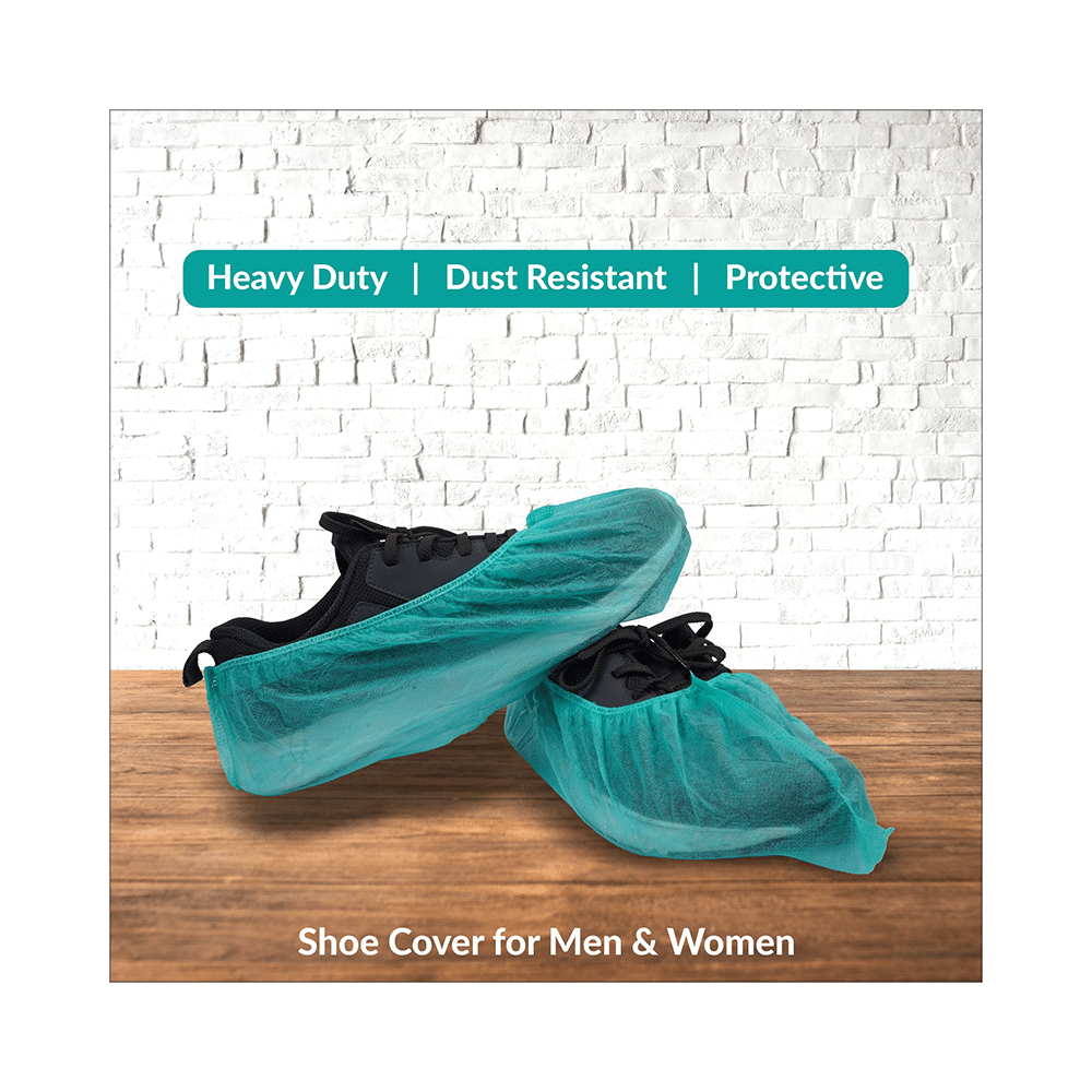 NMPL Hygiene Care Premium Disposable Shoe Cover Green - Image 4