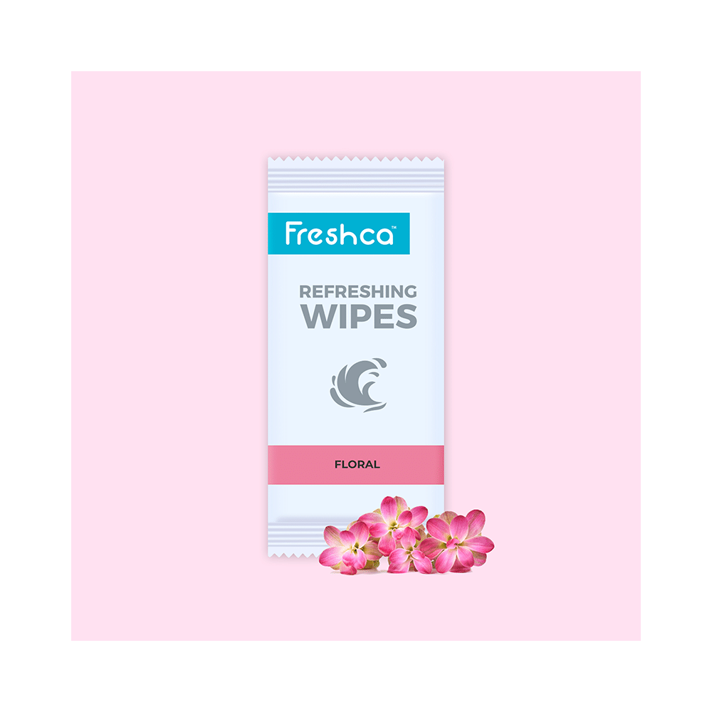 Freshca Floral Refreshing Wipes - Image 3