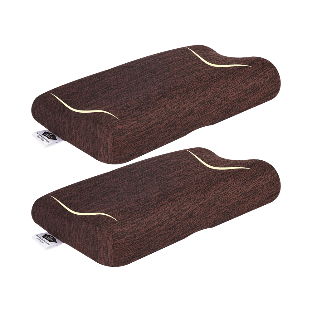 Superfine Comfort Orthopedic Memory Foam Cervical and Spondylitis Neck Pain Relief & Head Support Sleeping Pillow