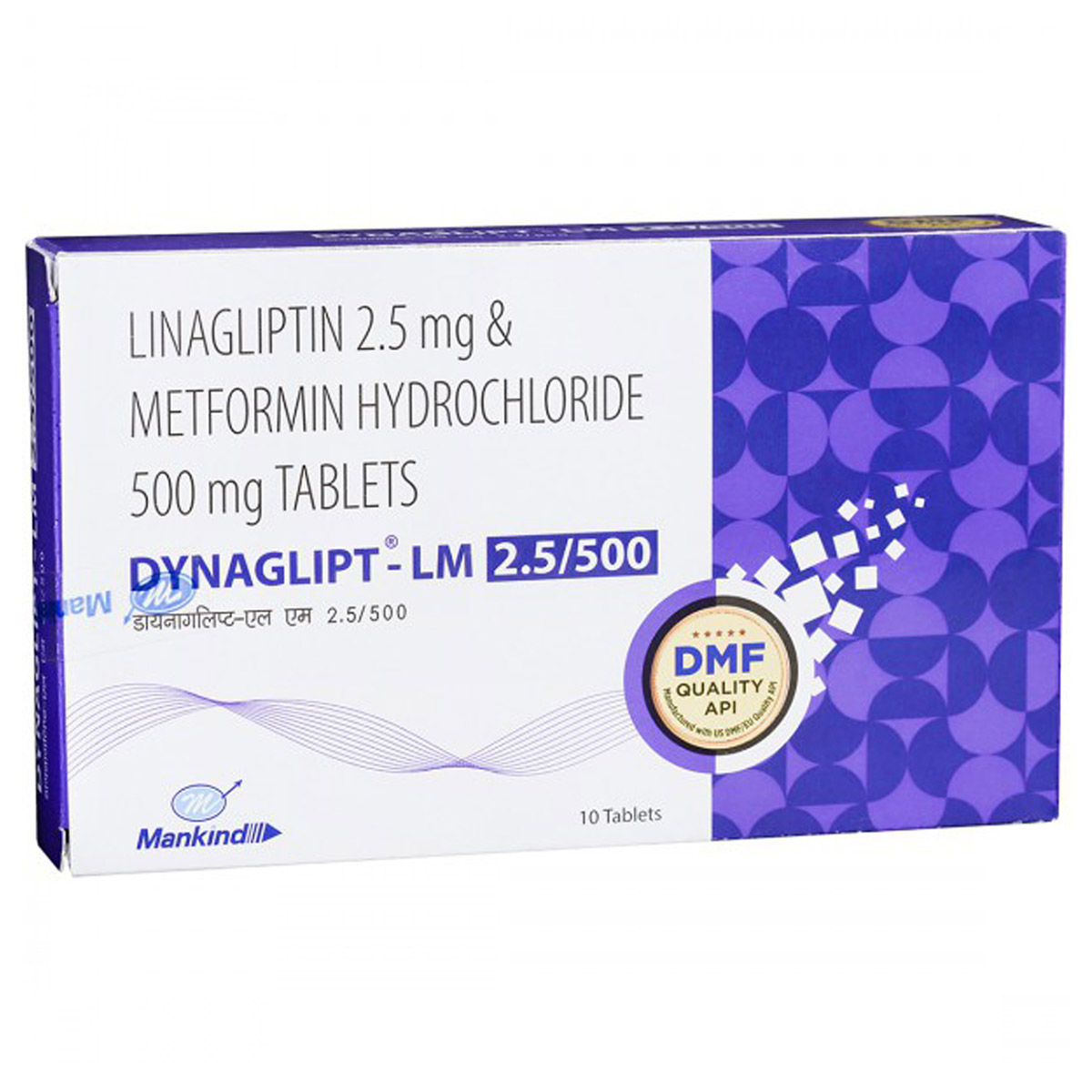 Dynaglipt LM 500mg/2.5mg Tablet - Image 1