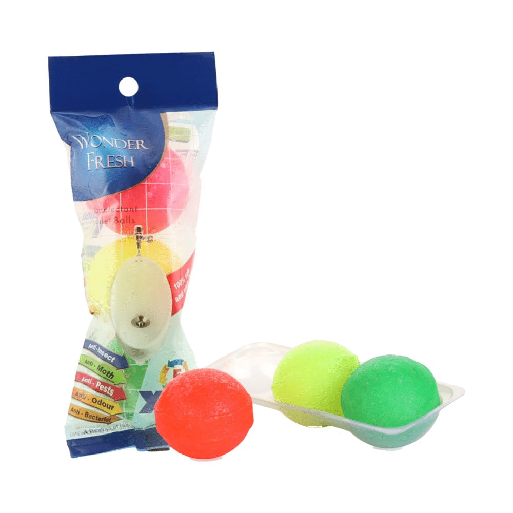 Wonder Fresh Disinfectant Toilet Balls (120gm Each) - Image 1