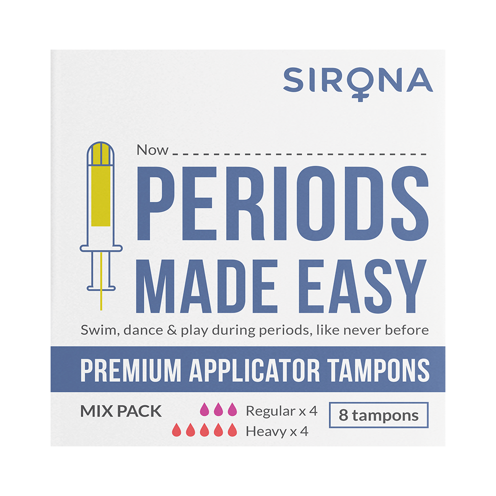 Sirona Premium Applicator Tampons Mix Pack Tampons - Image 1