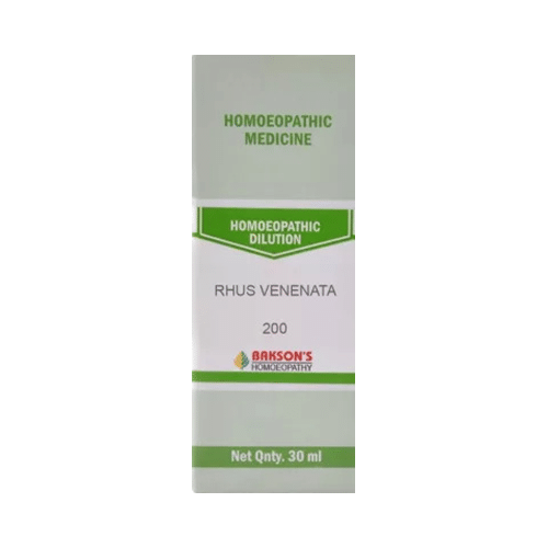 Bakson's Homeopathy Rhus Venenata Dilution 200