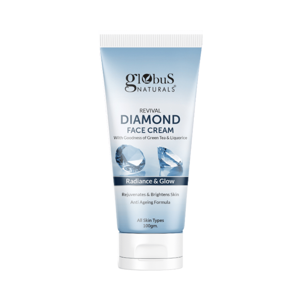 Globus Naturals Revival Diamond Face Cream (100gm Each) Radiance & Glow - Image 1