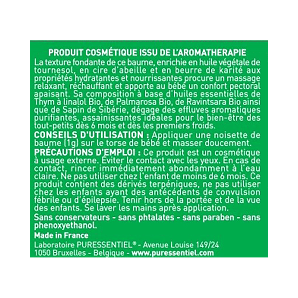 Puressentiel Baby Resp Ok Pectoral Massage Balm - Image 4