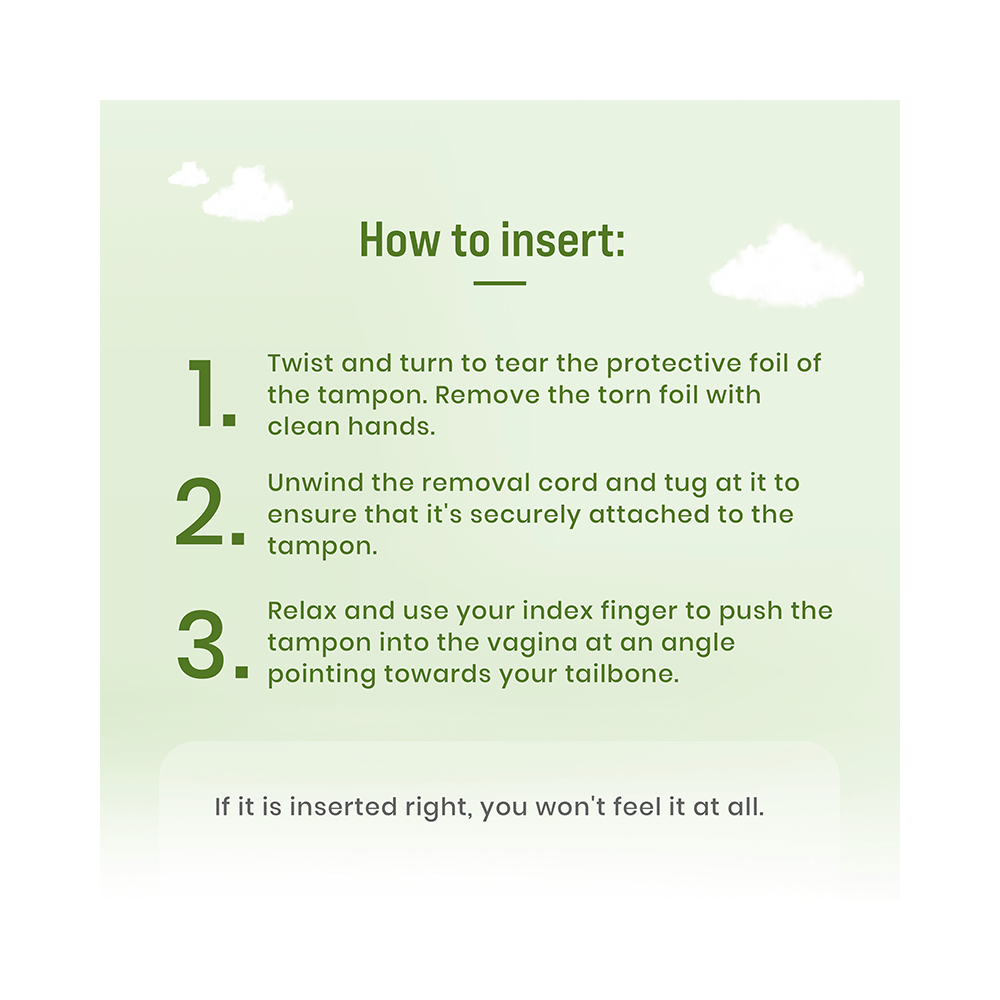 Sirona 100% Organic Cotton Tampons (Non-Applicator) Heavy Flow - Image 7