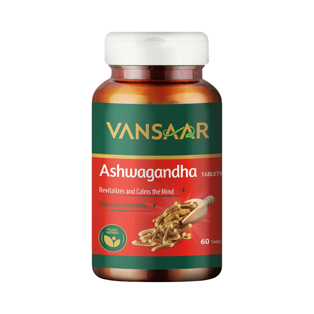 Vansaar 45+ Ashwagandha Tablet | For Stress Relief & Immunity - Image 1
