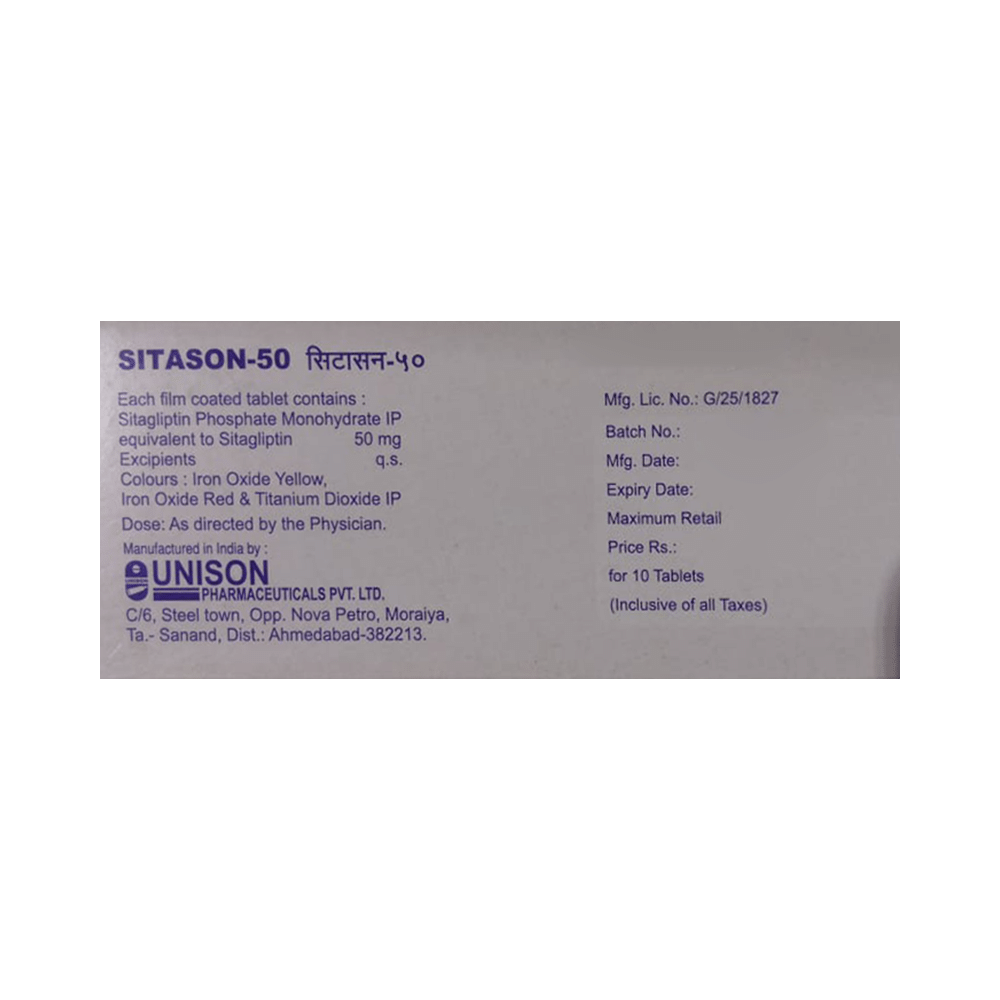 Sitason 50 Tablet - Image 2