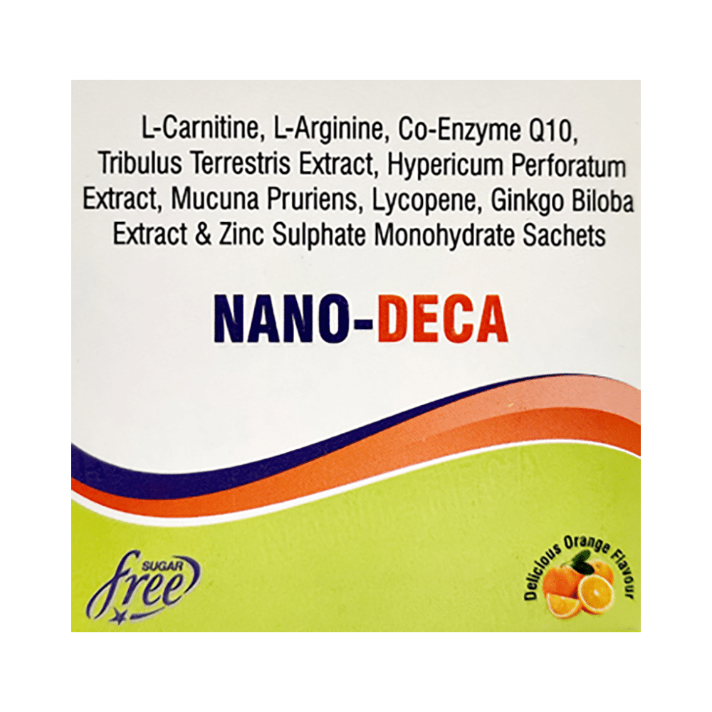 Swayamacare Nano-Deca Sachet (5gm Each) Sugar Free Delicious Orange - Image 1