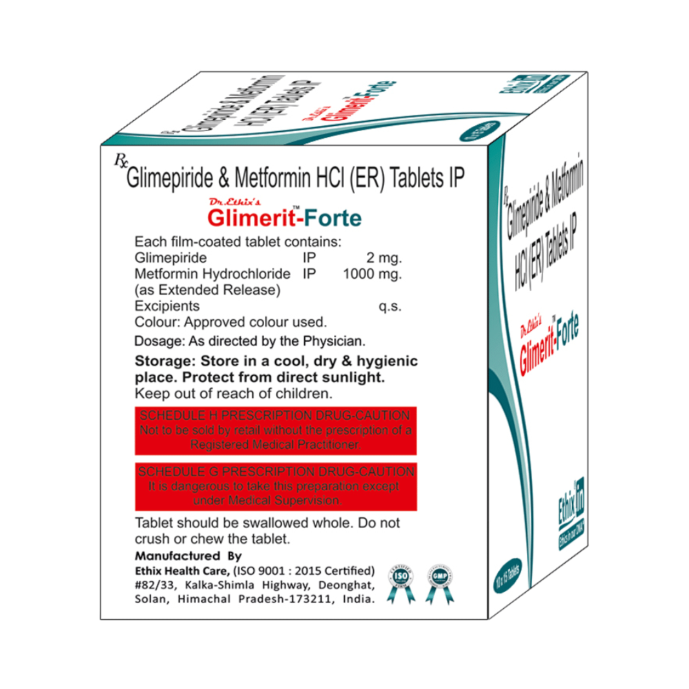 Glimerit-Forte Tablet ER - Image 2