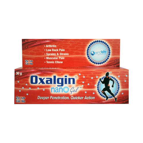 Oxalgin Nano Gel | For Pain Relief | Deep Penetration & Quick Action - Image 1