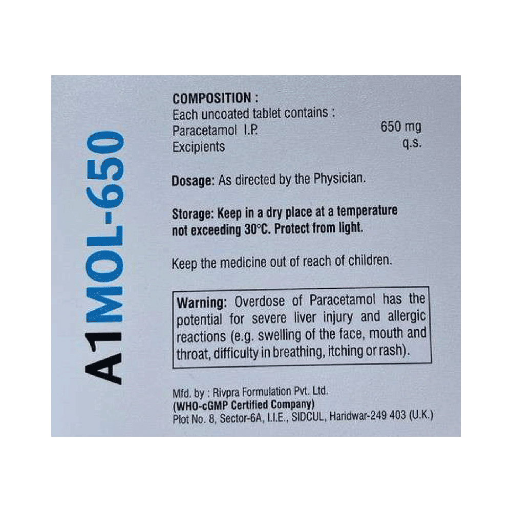 A1mol 650 Tablet - Image 2