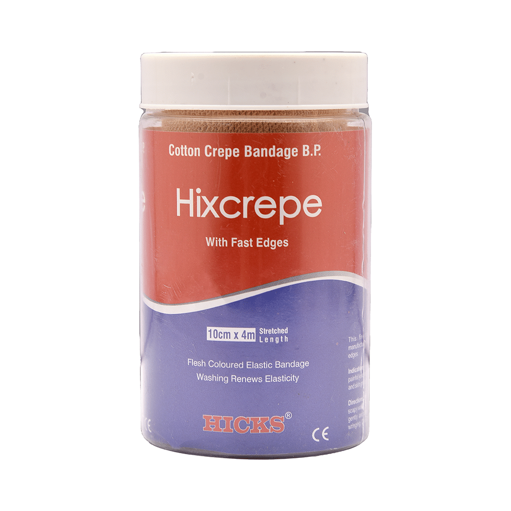 Hicks Hixcrepe with Fast Edge Cotton Crepe Bandage 6cm x 4m