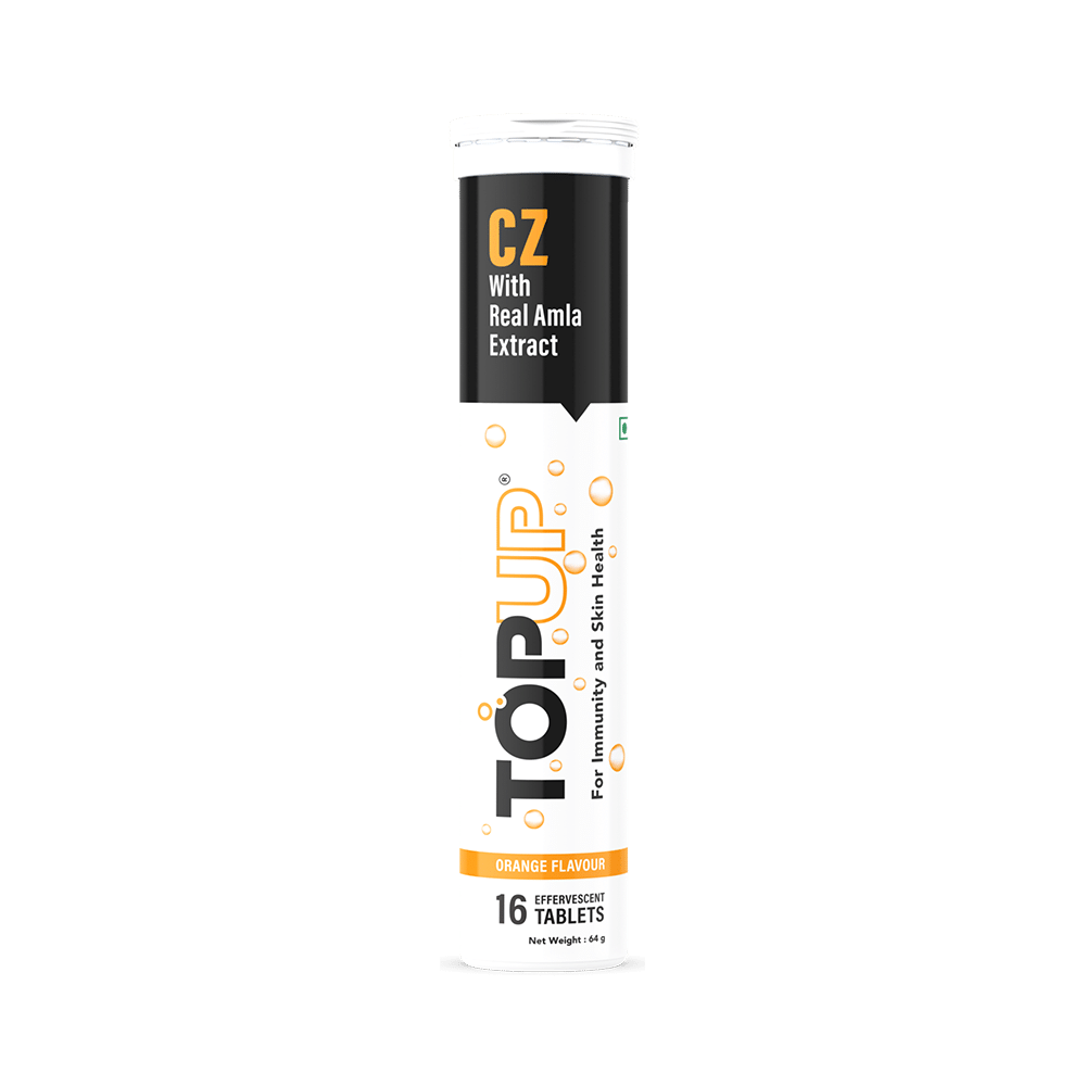 Nuvox Cz with Real Amla Extract Top Up Effervescent Tablet (16 Each) Orange