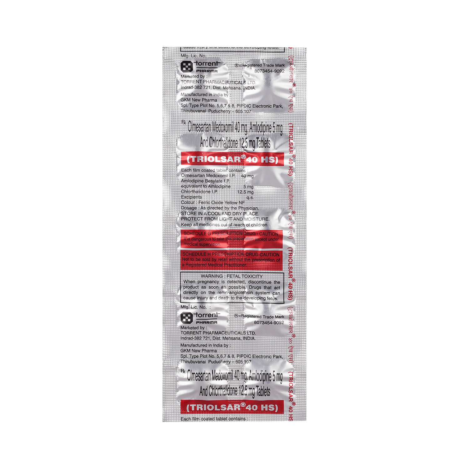 Triolsar 40 HS Tablet - Image 6