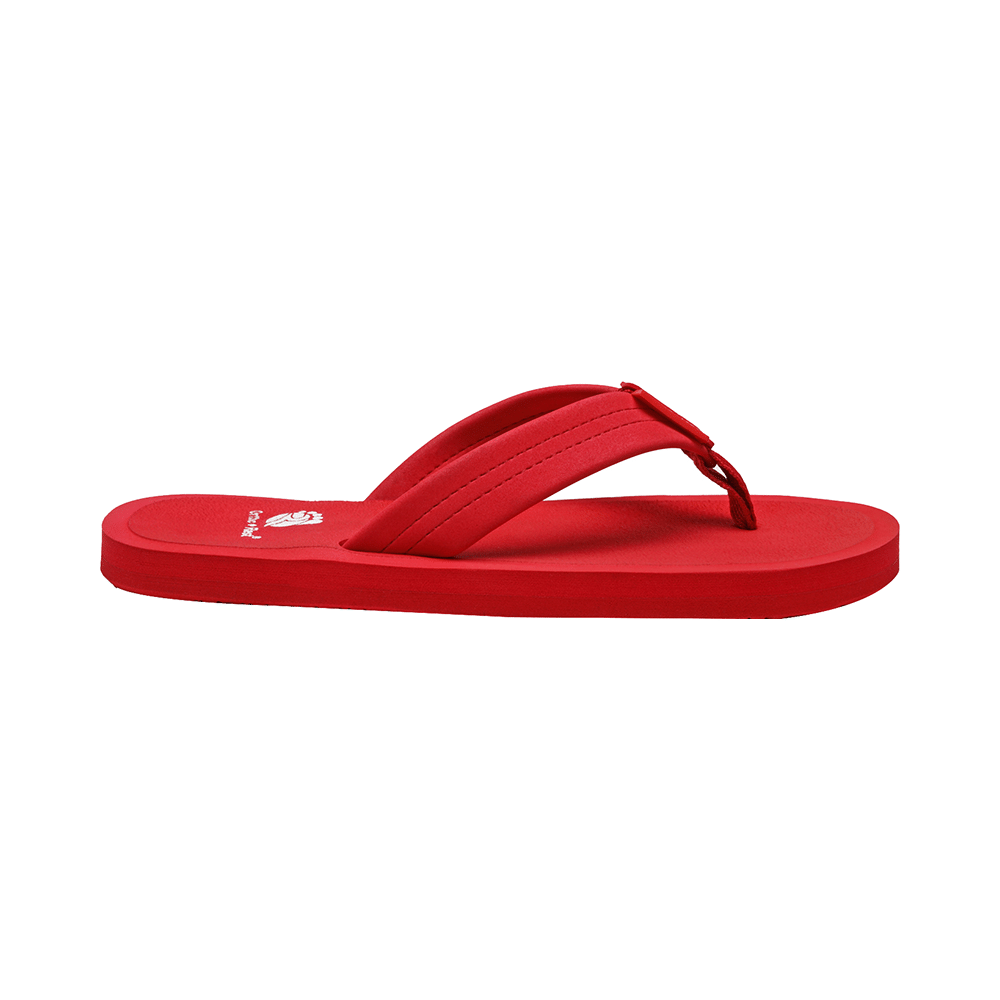 Ortho + Rest M557 Soft and Comfortable Flip Flop for Men Red 6 - Image 3