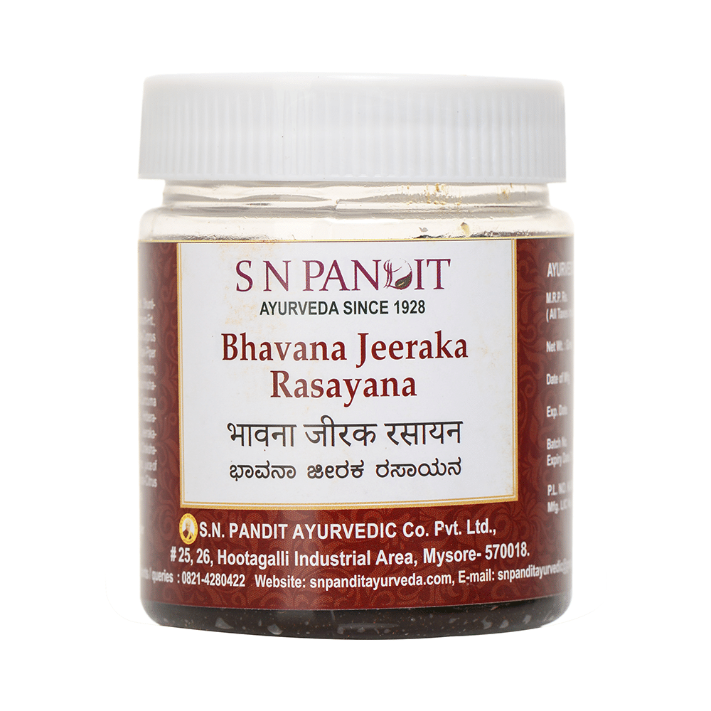 S N Pandit Ayurveda Bhavana Jeeraka Rasayana - Image 1