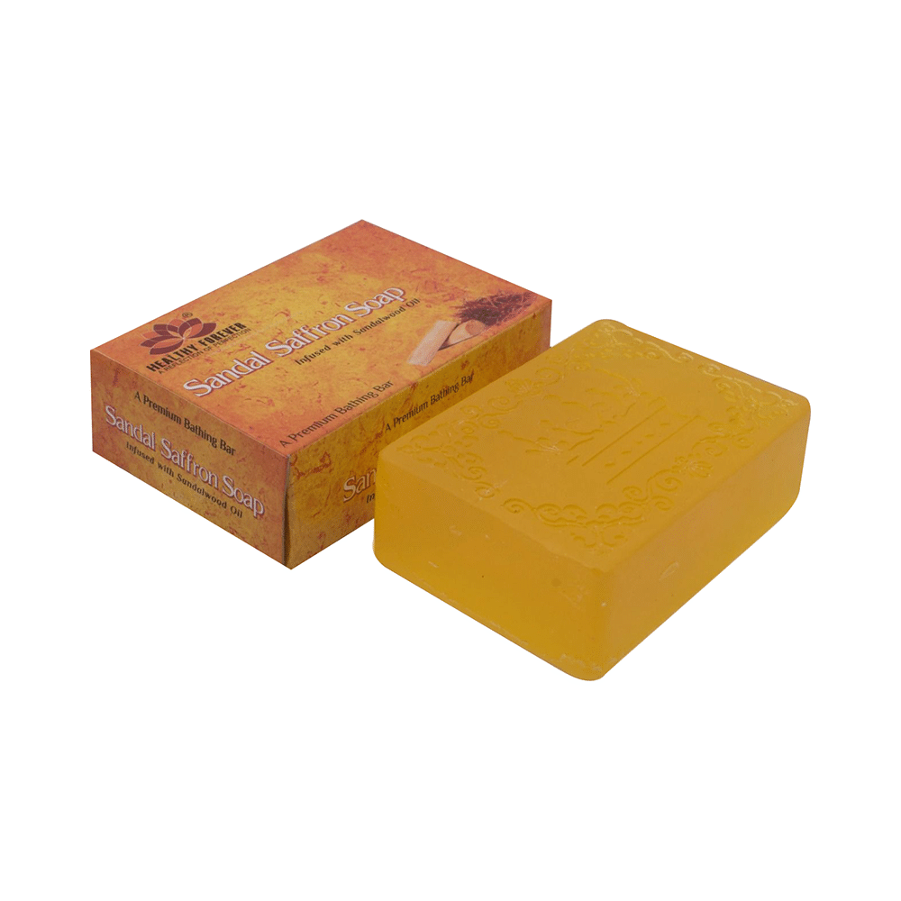 Healthy Forever Sandal Saffron Soap - Image 4