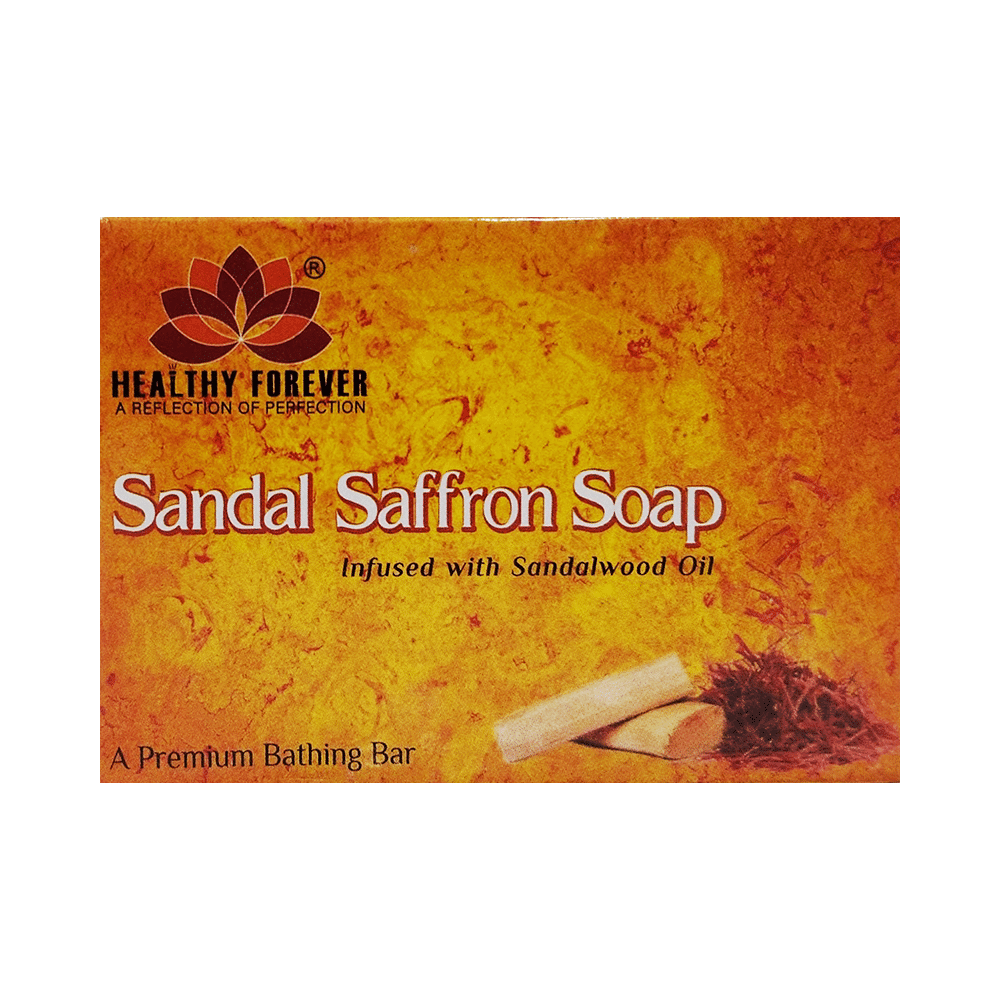 Healthy Forever Sandal Saffron Soap - Image 1