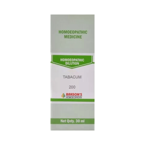 Bakson's Homeopathy Tabacum Dilution 200 - Image 1