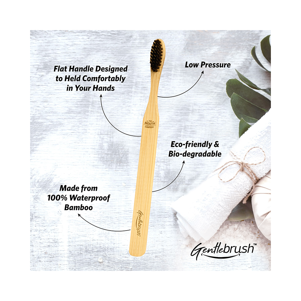 The Mouth Company Flat Bamboo Toothbrush - Image 5
