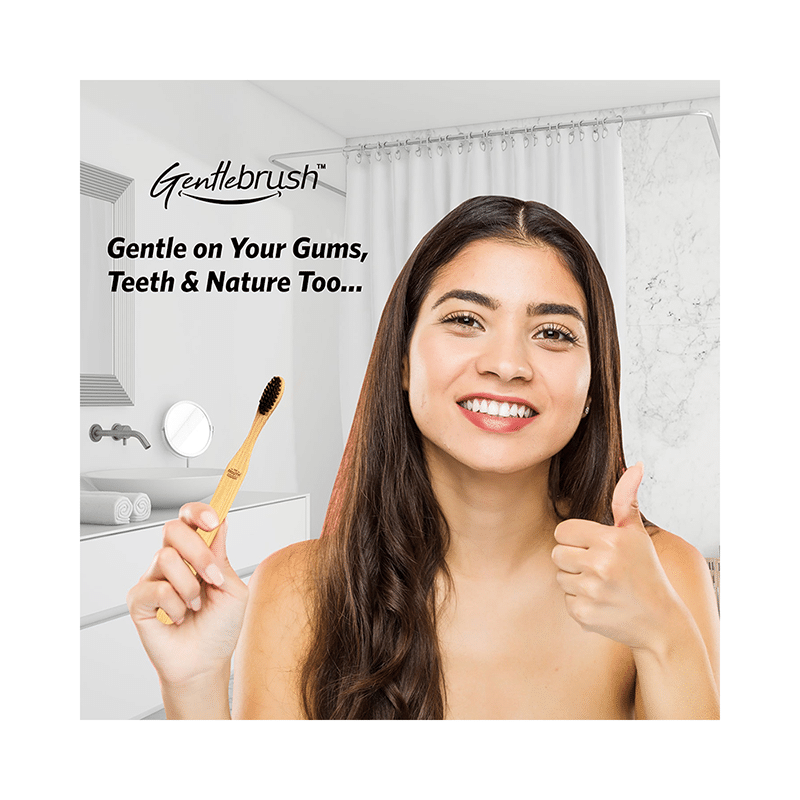 The Mouth Company Flat Bamboo Toothbrush - Image 2