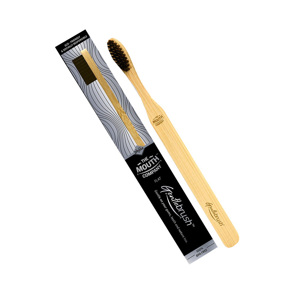 The Mouth Company Flat Bamboo Toothbrush - Image 1
