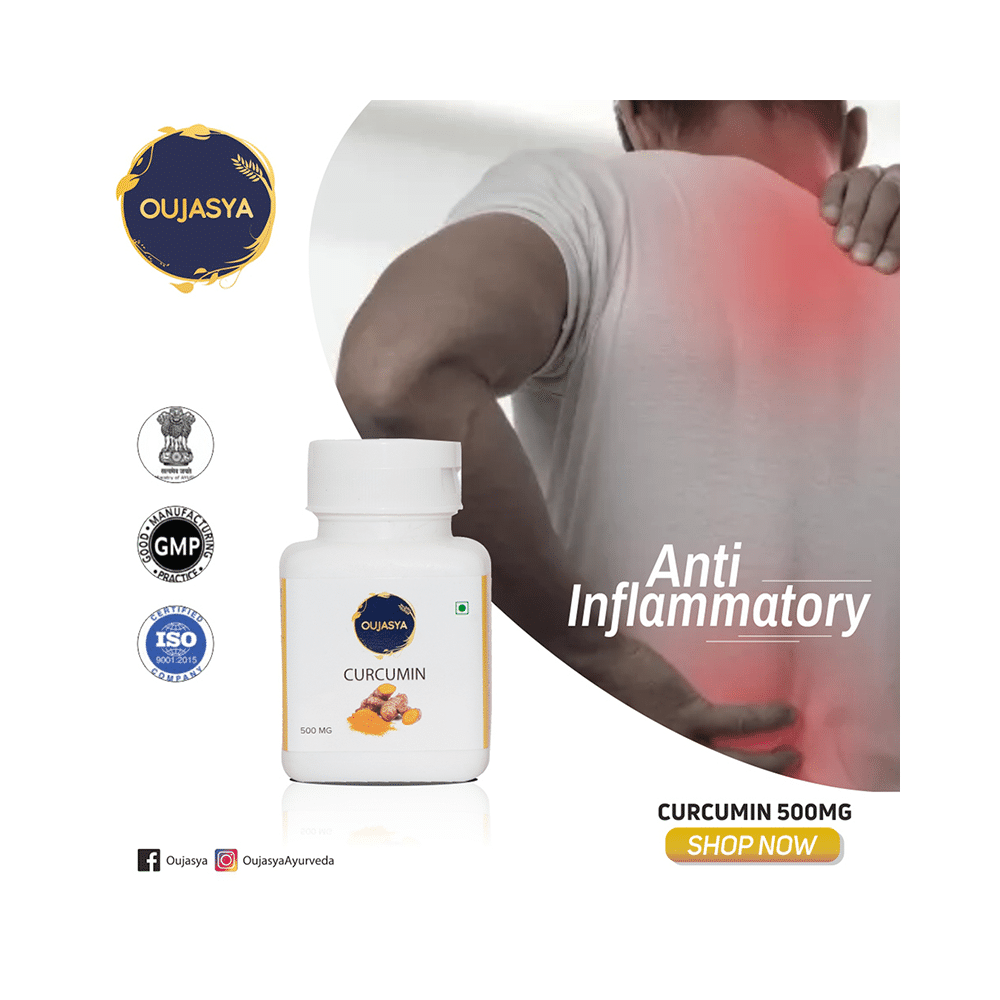 Oujasya Curcumin 500mg Capsule - Image 3