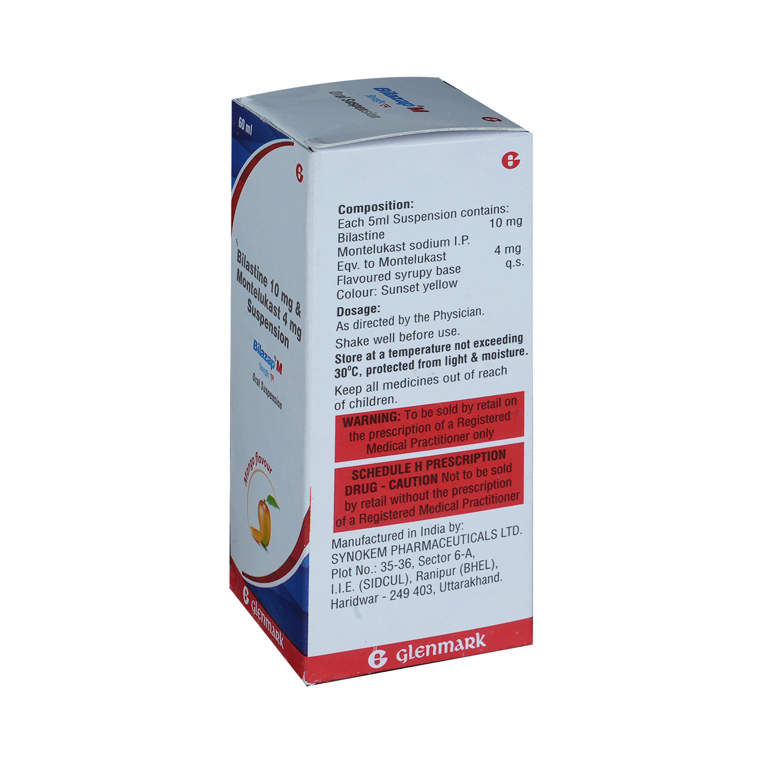 Bilazap M Oral Suspension Mango - Image 4