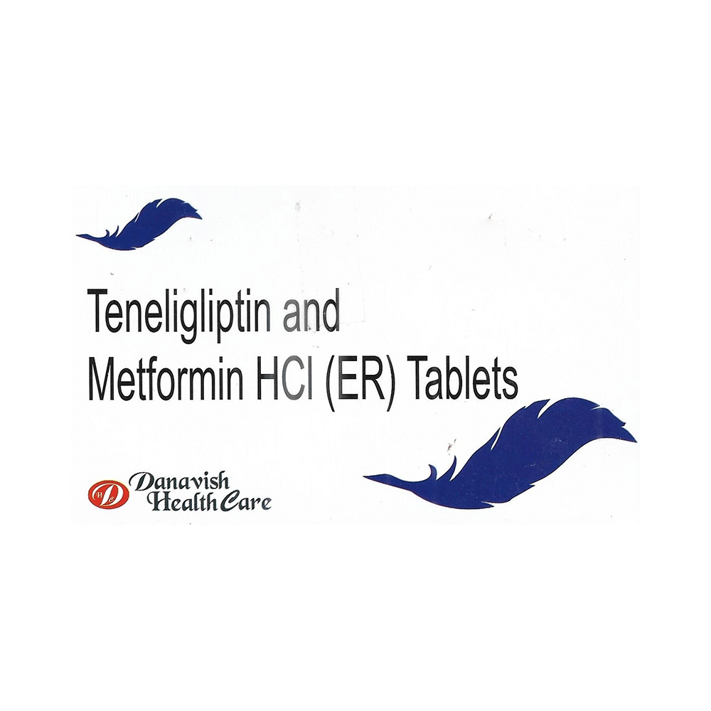 Danavish Metformin+Teneligliptin 500mg/20mg Tablet ER