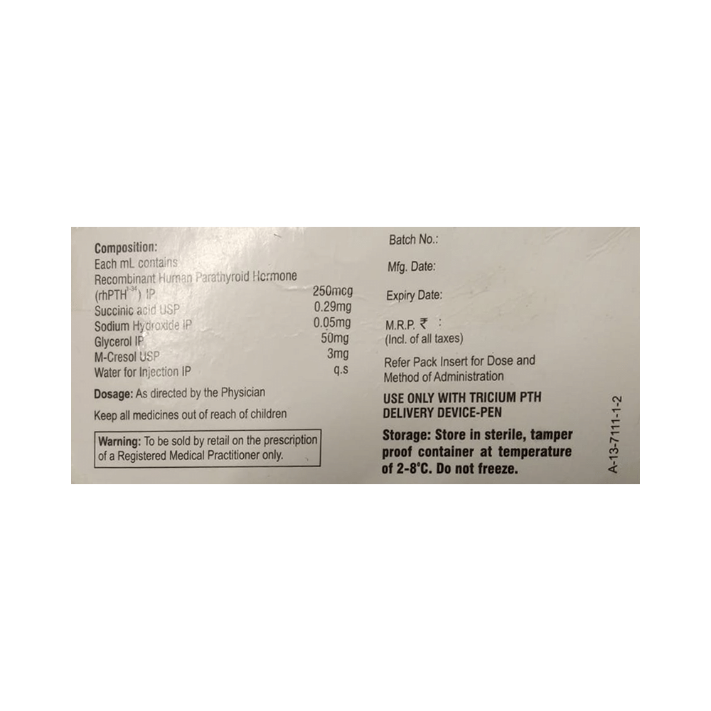 Tricium PTH Injection - Image 2