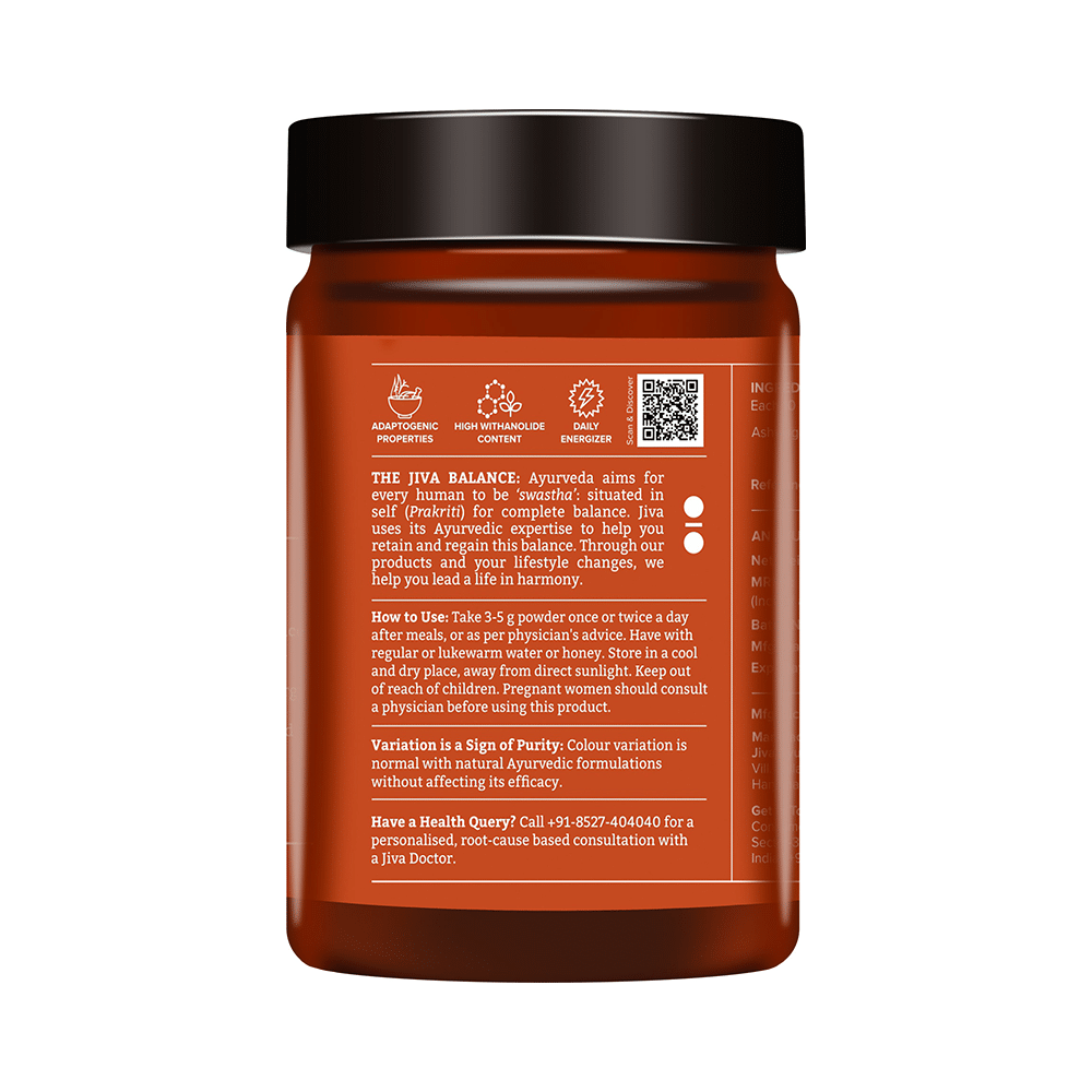 Jiva Ayurveda Ashwagandha Powder (100gm Each) - Image 2