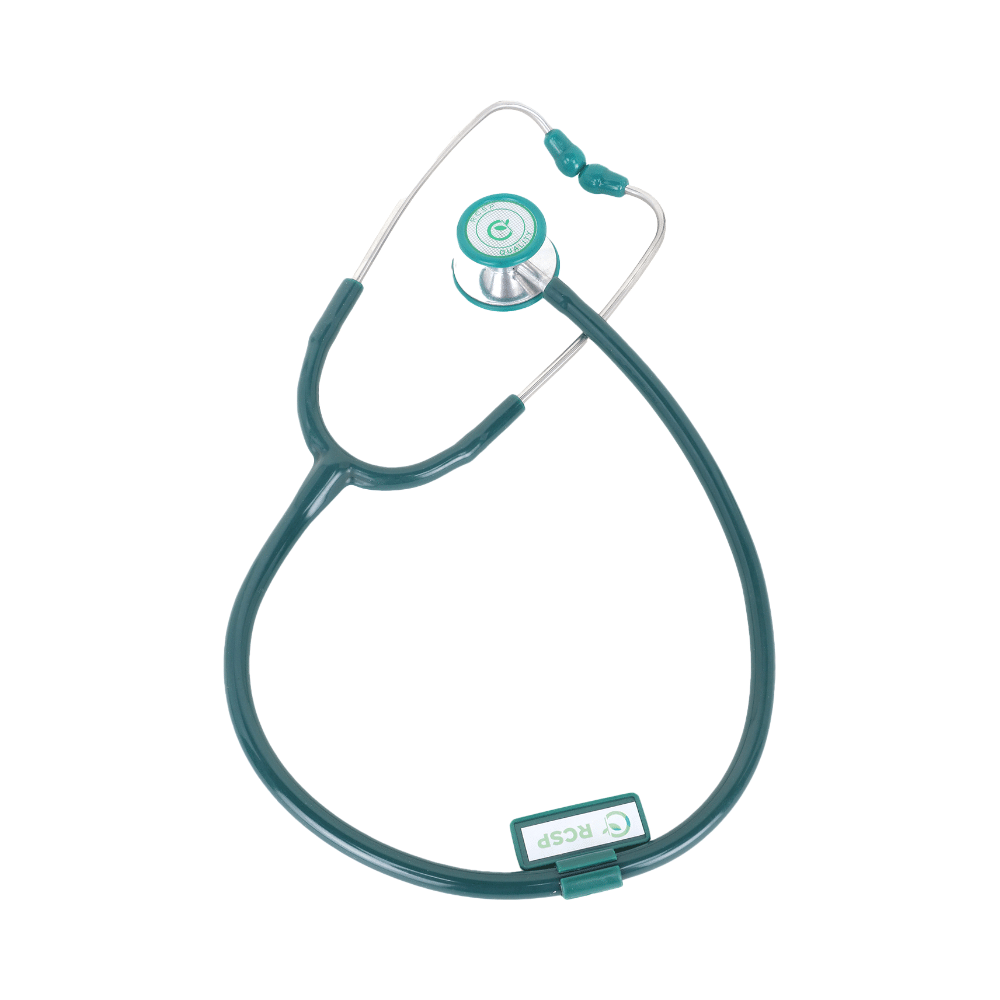 RCSP Dual Head Stethoscope Green - Image 2