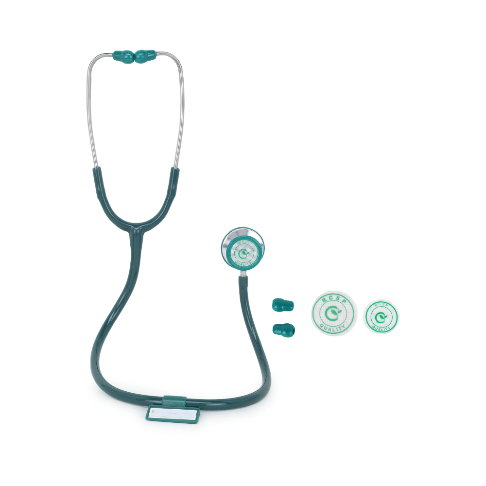 RCSP Dual Head Stethoscope Green - Image 8