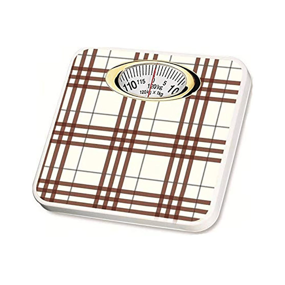 MCP Analog Weight Machine Brown Check - Image 1