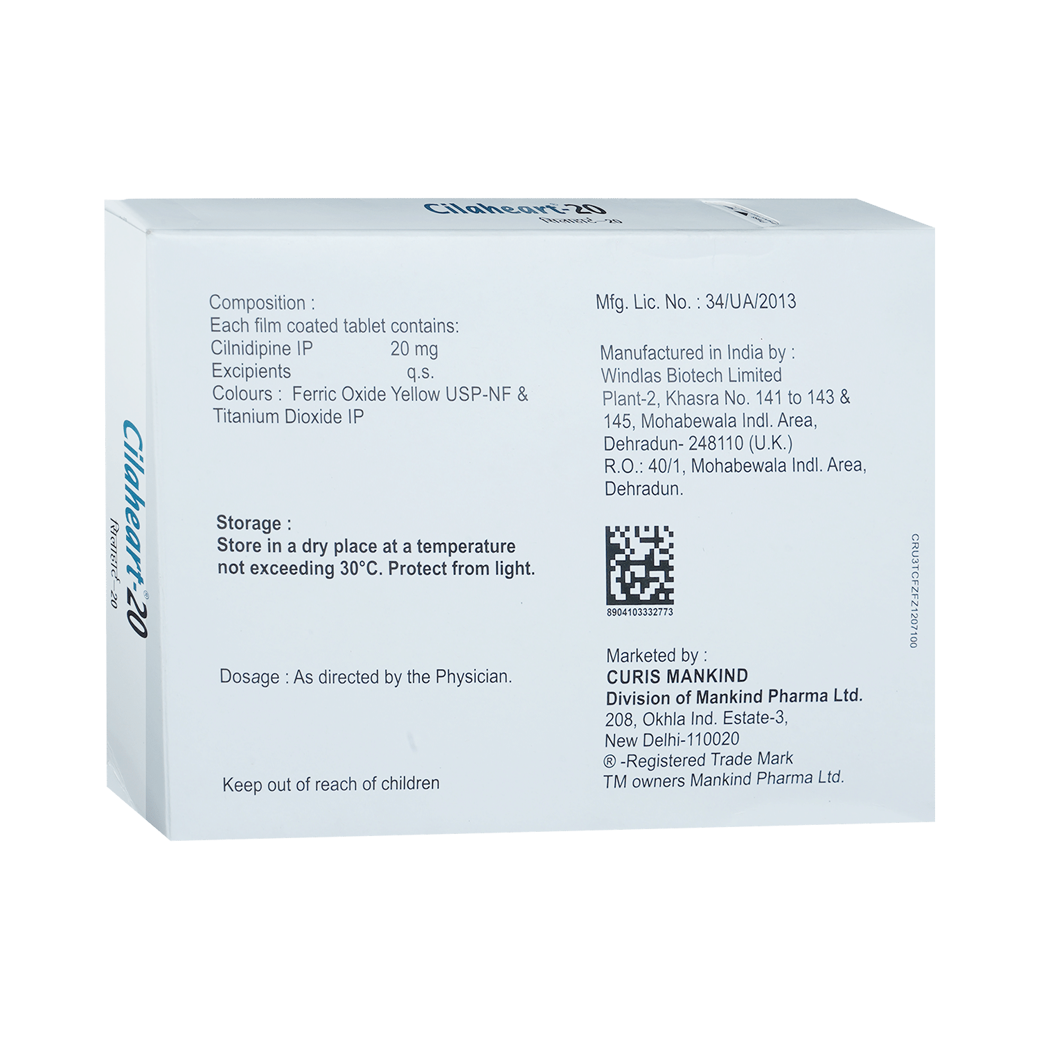 Cilaheart 20 Tablet - Image 3