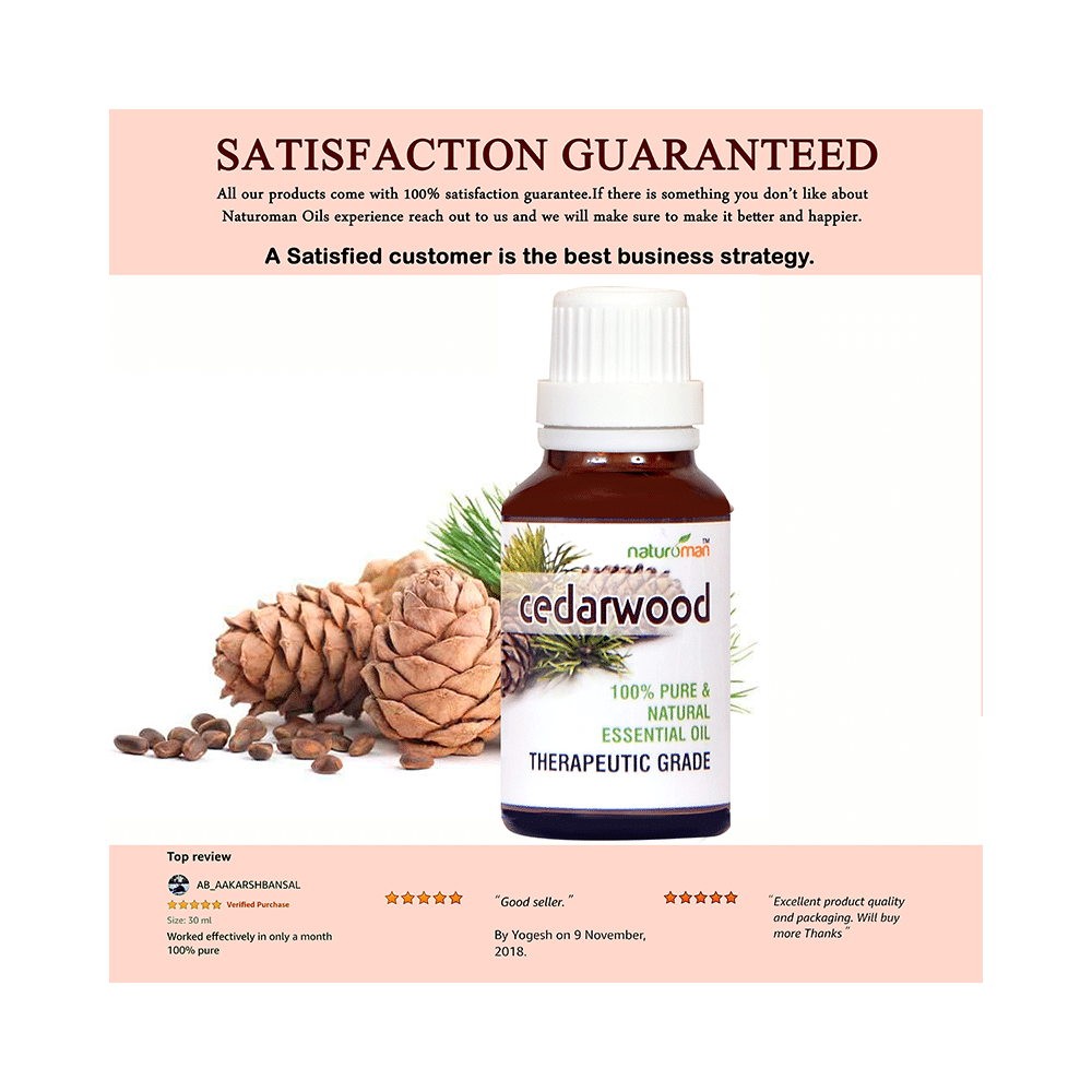 Naturoman Cedarwood Pure & Natural Essential Oil - Image 3